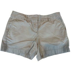 Ann Taylor Loft Mens Chino Shorts Mid Rise 100% Cotton Lightweight Gray Size 24